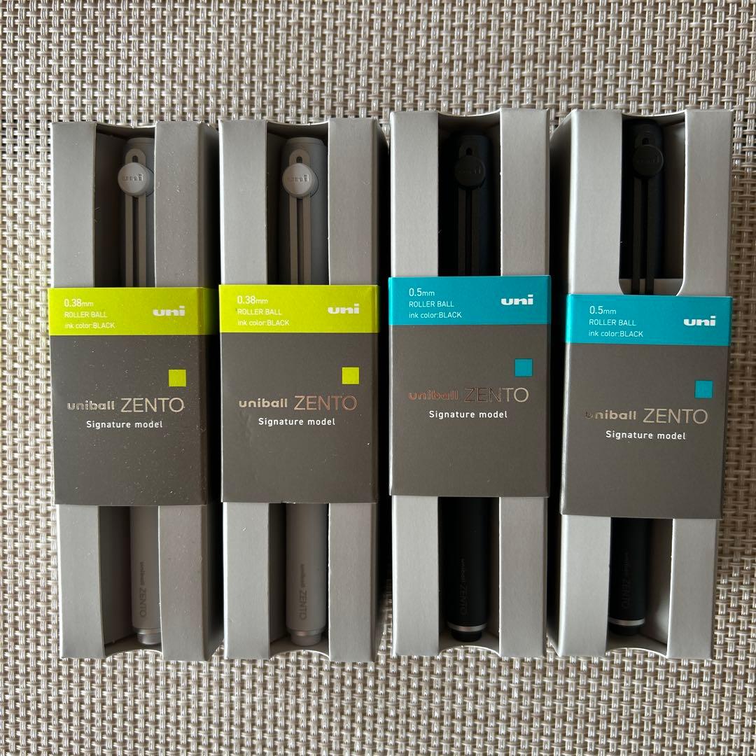 uniball ZENTO Signature 4本セット