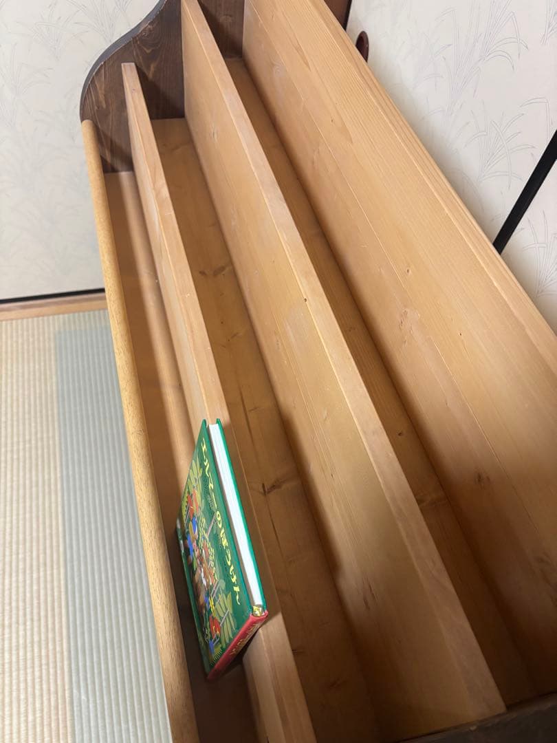 木製3段本棚 ナチュラルウッド