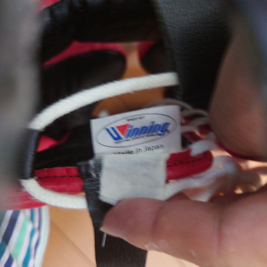 最終価格 Winning ボクシングヘッドギア 赤 Lサイズ