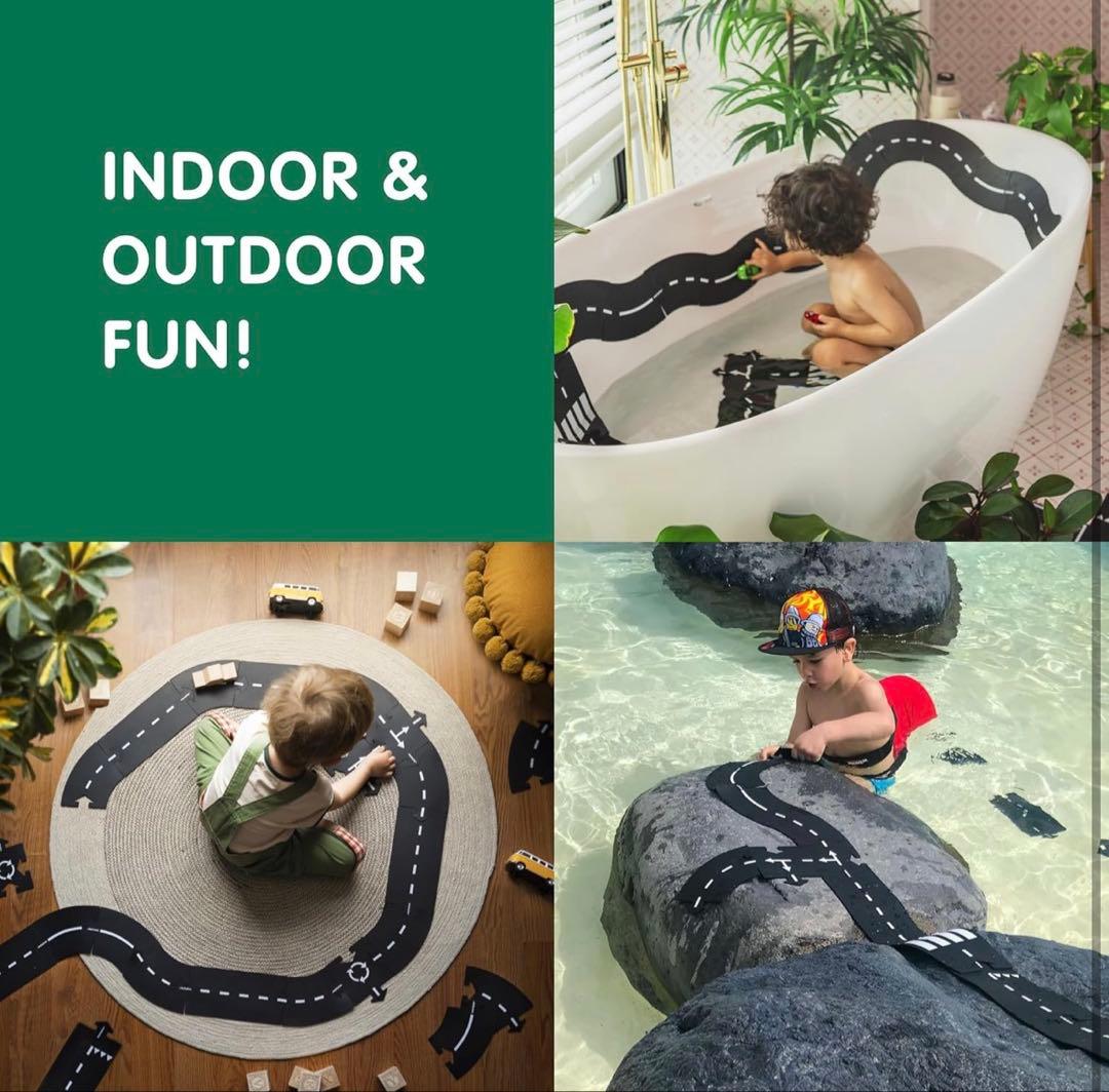 way to play 24ピース　道路マット　おもちゃ 美品