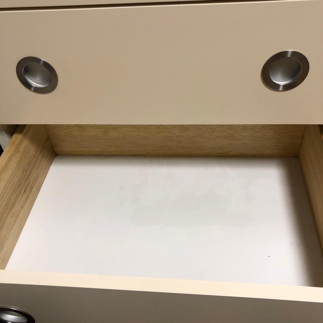 B038 レグナテック　6段　ハイチェスト　タンス　ベビー（ホワイト）