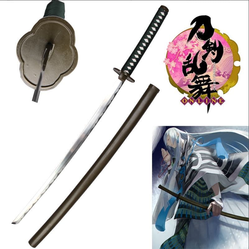 刀剣乱舞-江雪左文字 cosplay 武具 日輪刀 模造刀 刀装具 居合刀