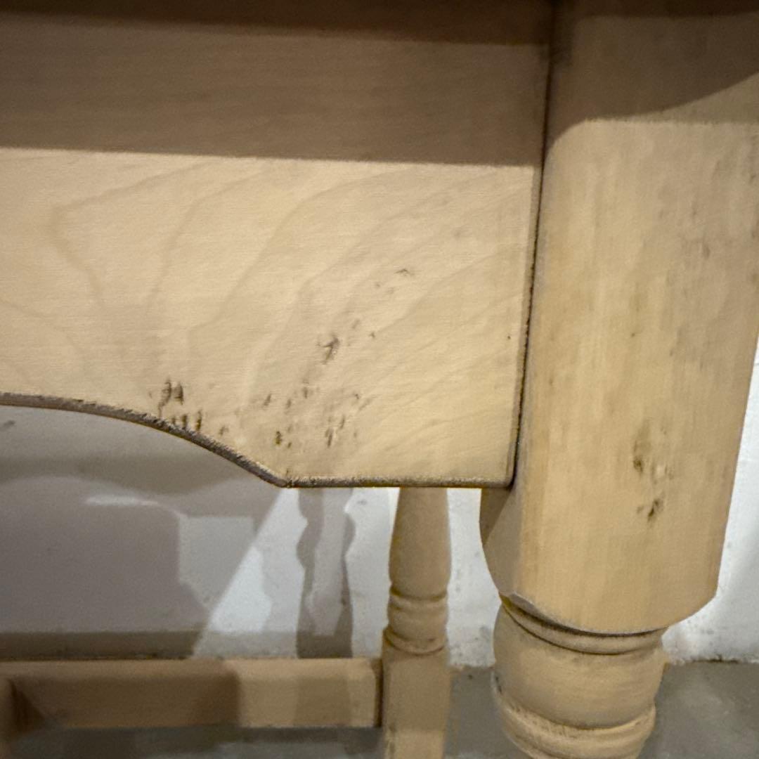 年末年始saleヴィンテージ　木製サイドテーブル　剥離