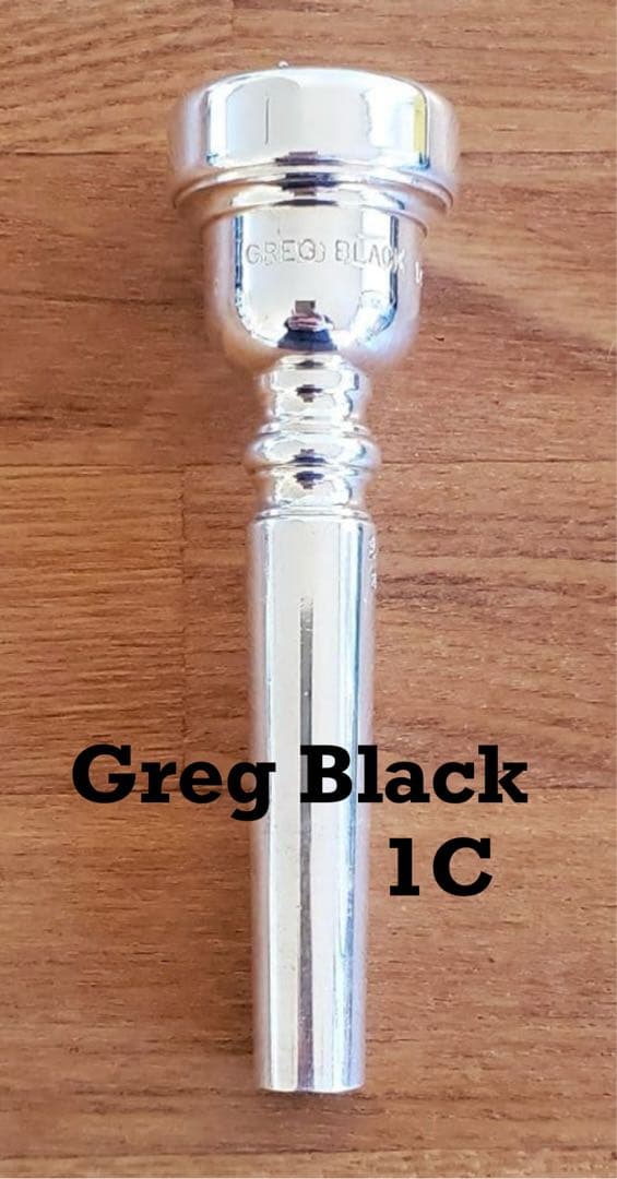 【美品】グレッグブラックGreg Black 1C トランペットマウスピース