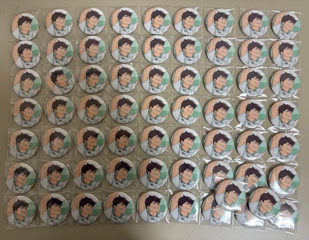 ハイキュー!! 及川徹 10thAnniversary 缶バッジ×65