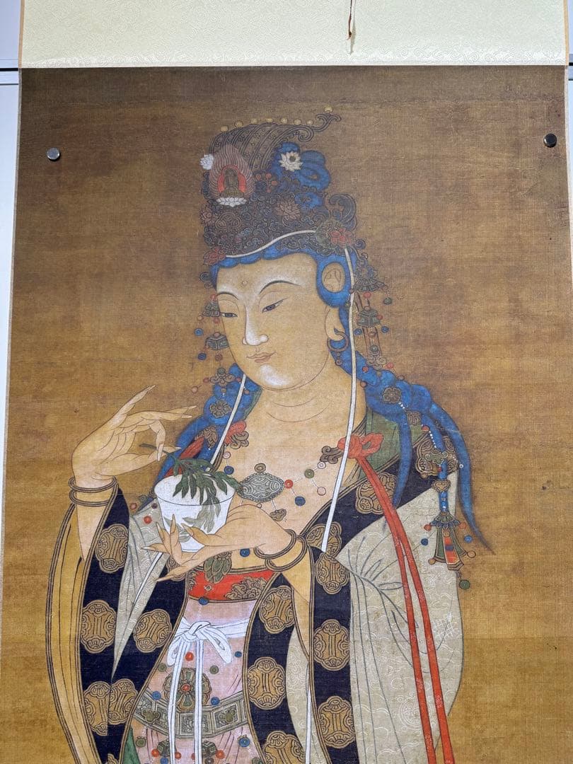 宋人 観音大士 台北故宮蔵 木箱付 印刷工芸