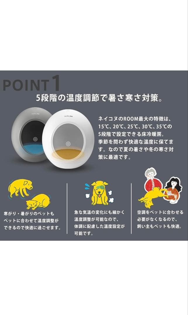 ［neikonu］ペットルーム ドッグハウス RM24001-WH