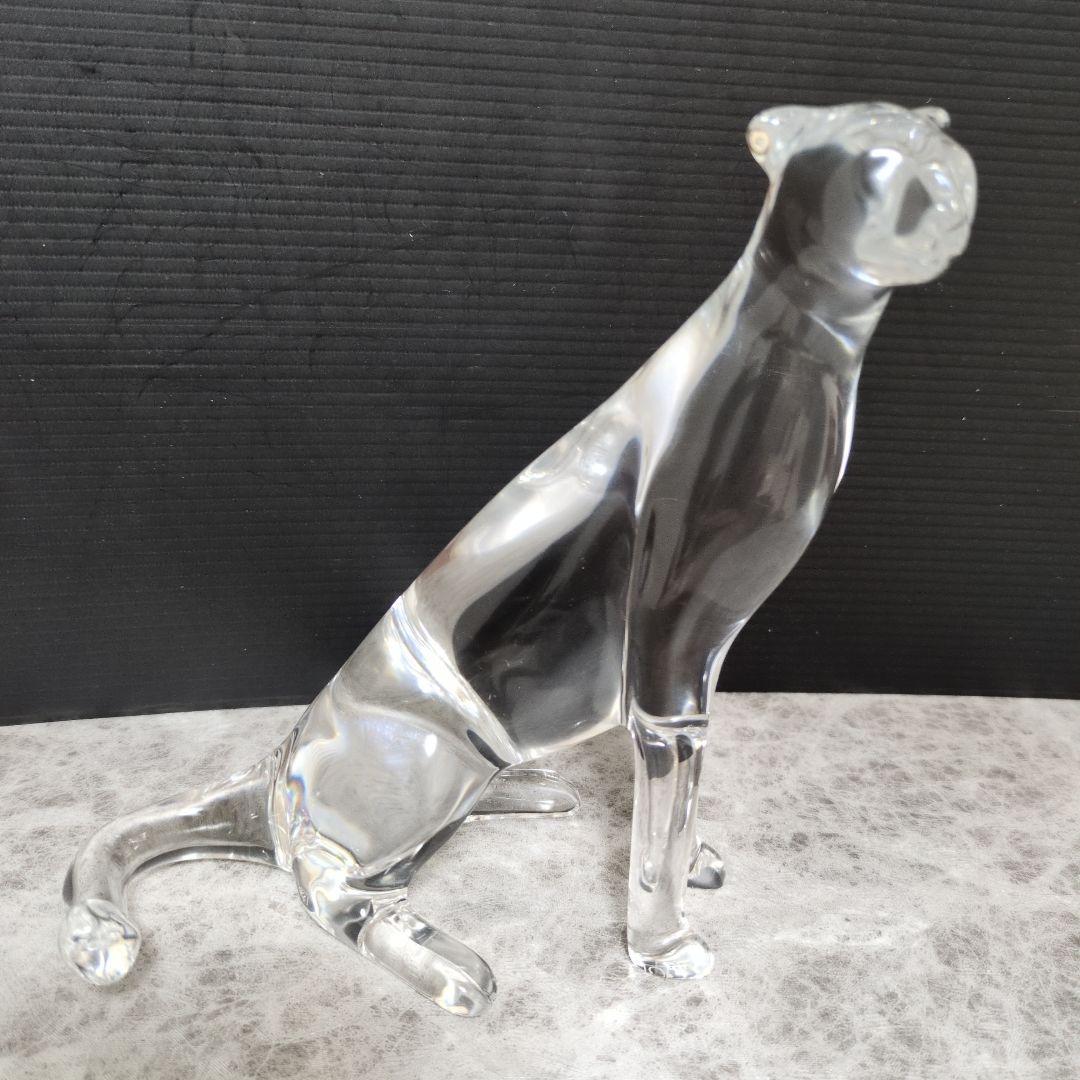 （希少）Baccarat バカラ（大型） チーター ヒョウ フィギュリン