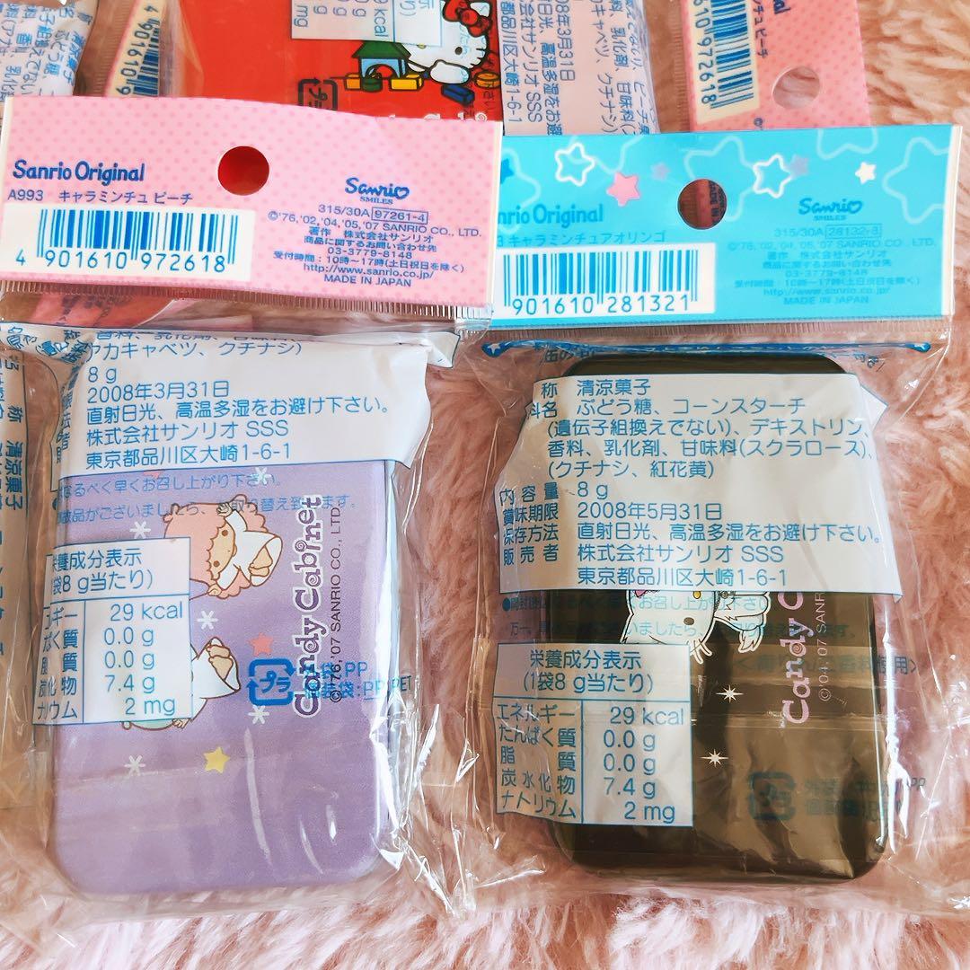 希少激レア　サンリオ　歴代　キャラミンチュ　スライド缶　2007 平成レトロ