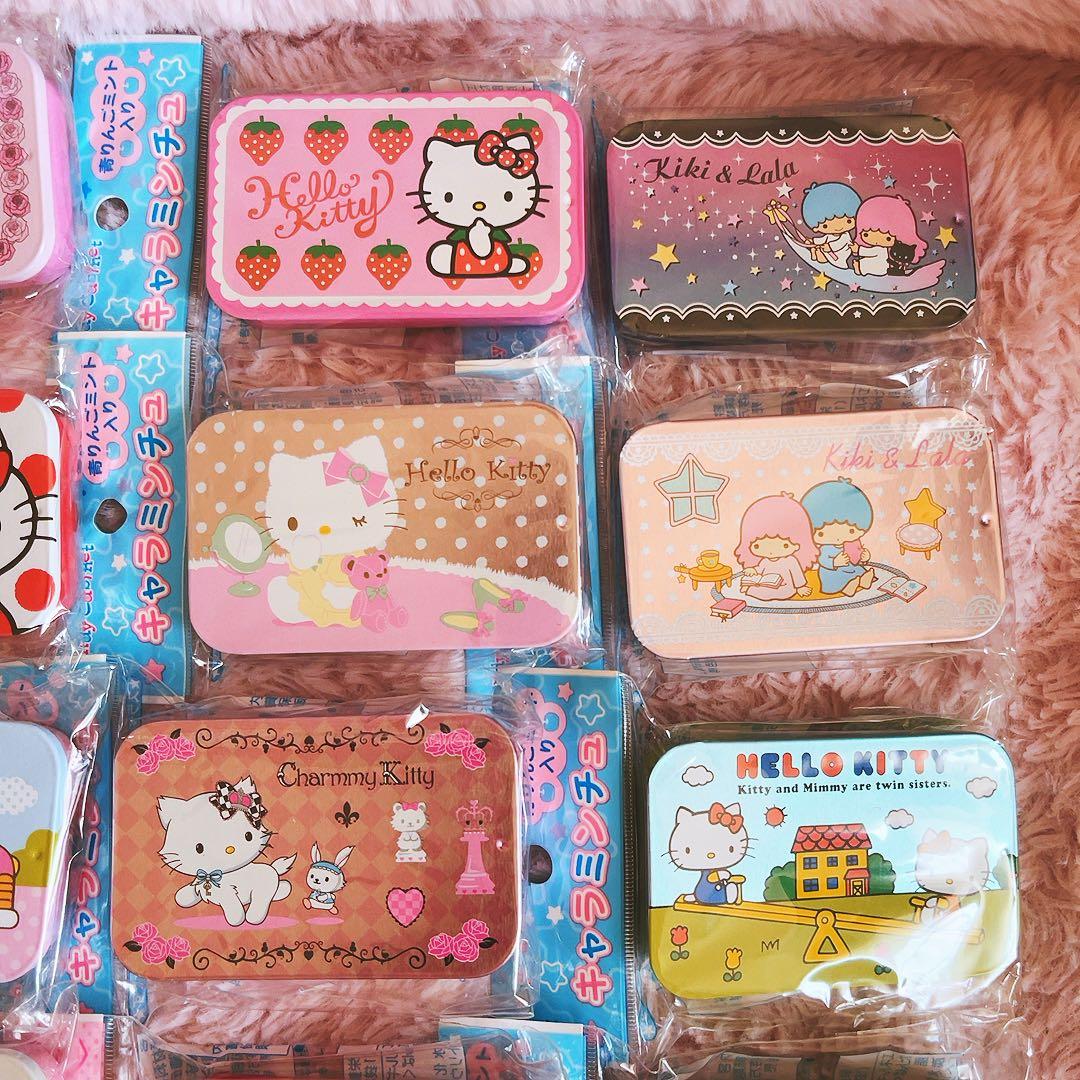 希少激レア　サンリオ　歴代　キャラミンチュ　スライド缶　2007 平成レトロ