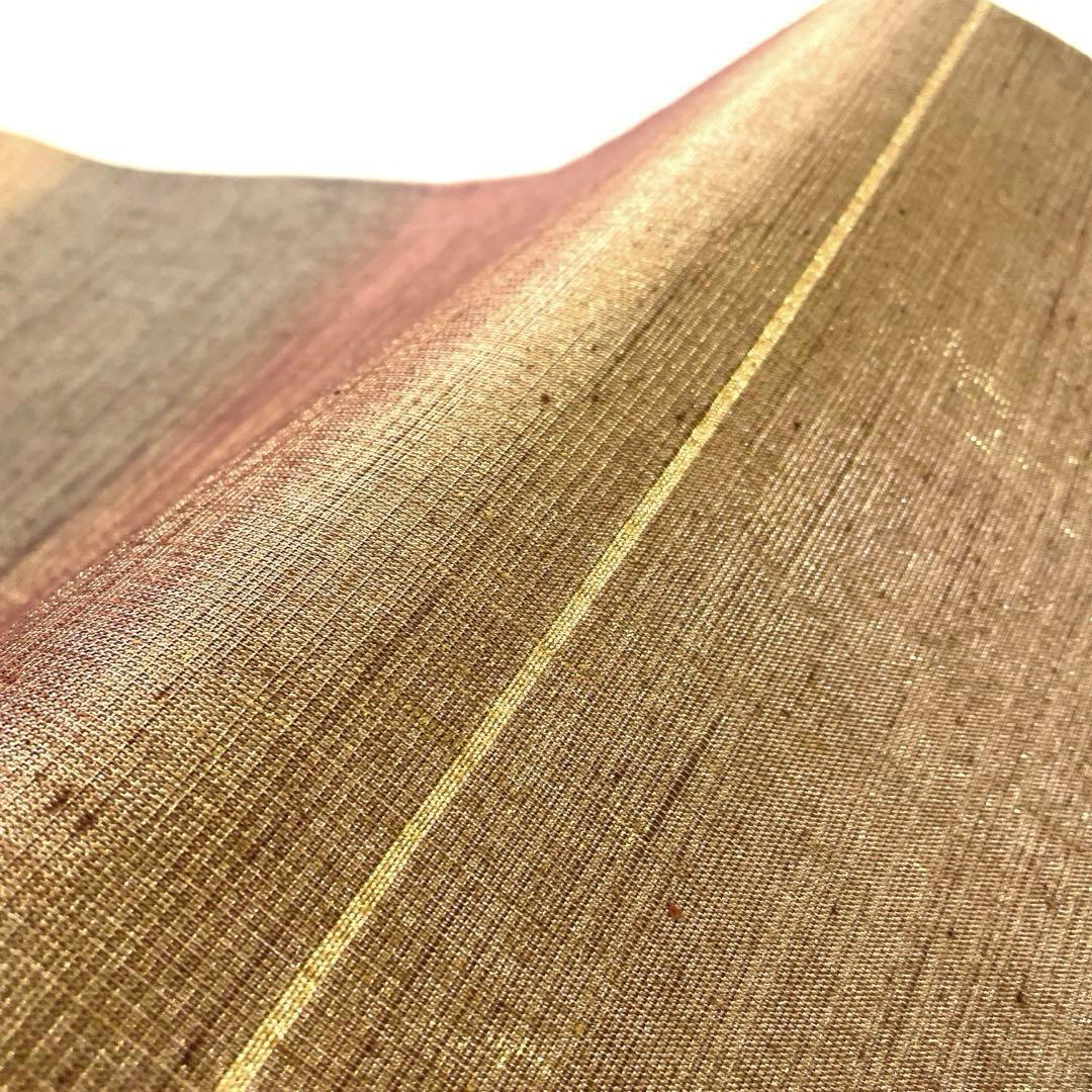 専用帯4985 ●染織の名門 しょうざん謹製 生紬 高級 正絹 袋帯