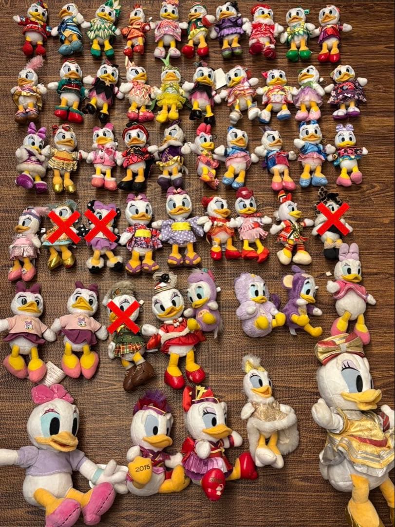 ばら売り可！！！TDRドナルド デイジー　ぬいぐるみバッジ ぬいば 大量セット