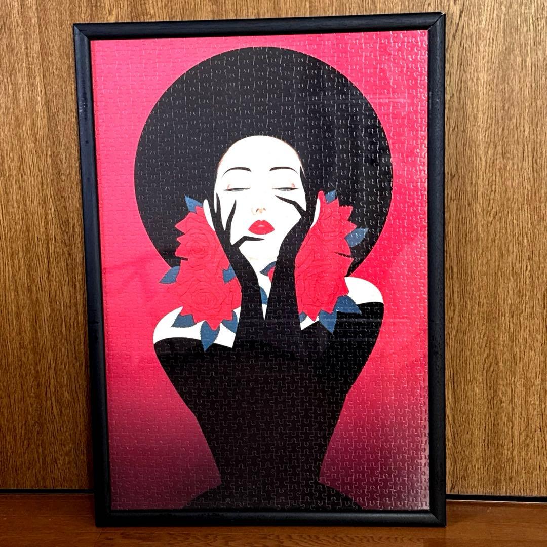 鶴田一郎　「セクシー」　ジグゾーパズル　完成品