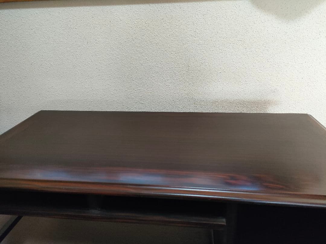 最高峰　唐木文机 ダークブラウン 　アンティーク