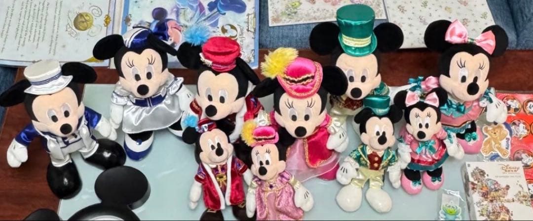 宿泊者限定 10点 東京ディズニーシー　ホテルまとめ　ミッキー&ミニーぬいぐるみ