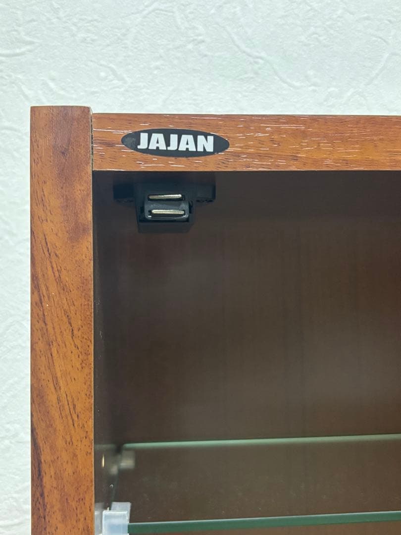 JAJAN ブラウン ガラス ディスプレイケース コレクション