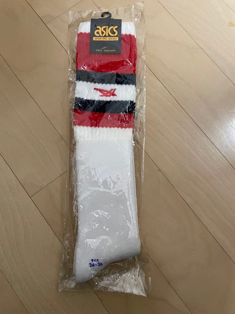 アシックス　ニューハイソックス♯3 日本製　ビンテージ