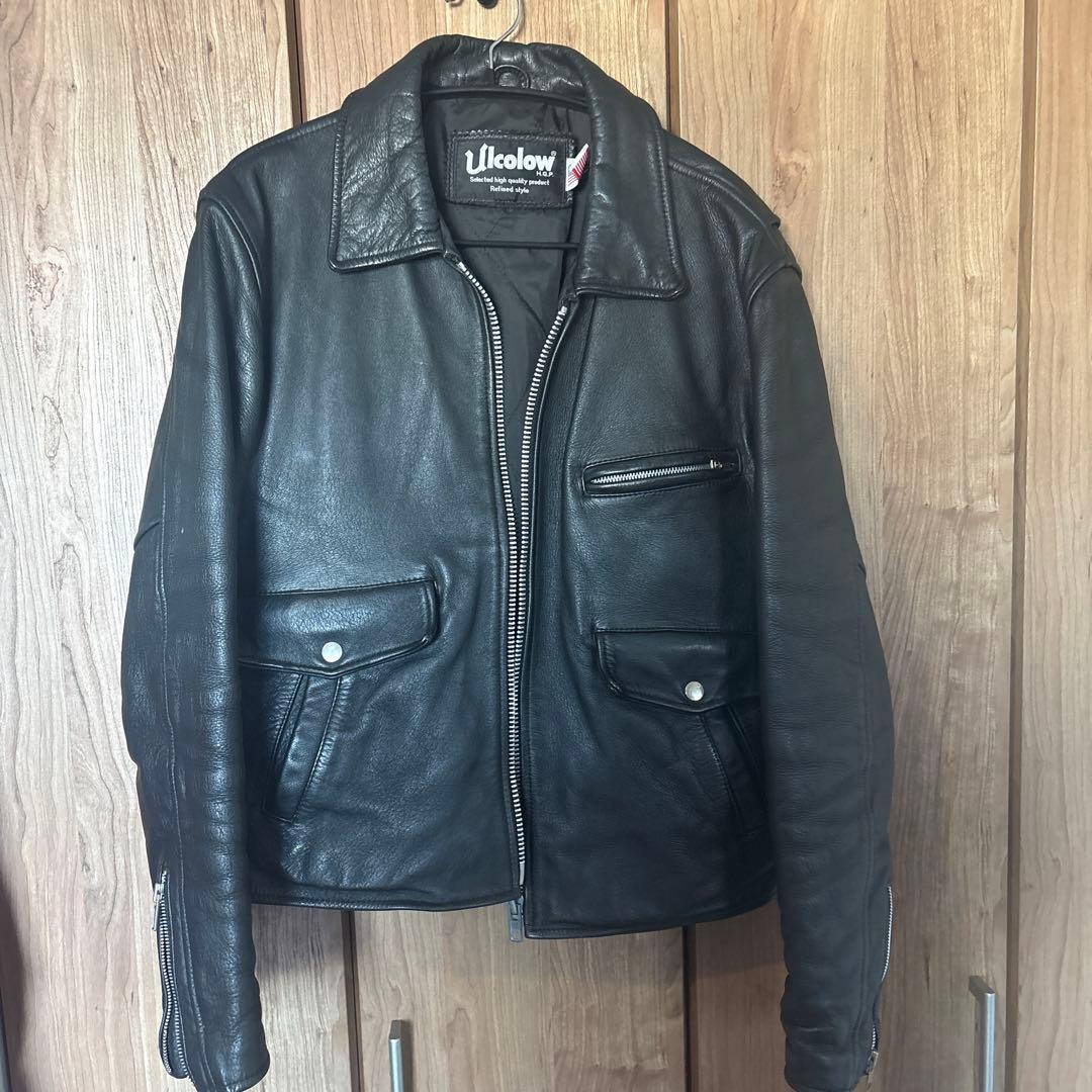 【美品・上質牛革】本革シングルライダースジャケット