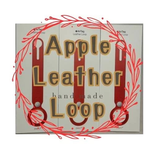 Apple純正 　レザーループ (PRODUCT)RED　新品3個セット