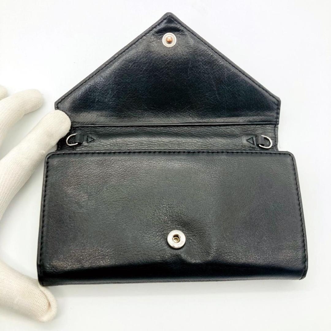 ディーゼル ウォレットショルダー ショルダーバッグ 財布 レザー ブラック