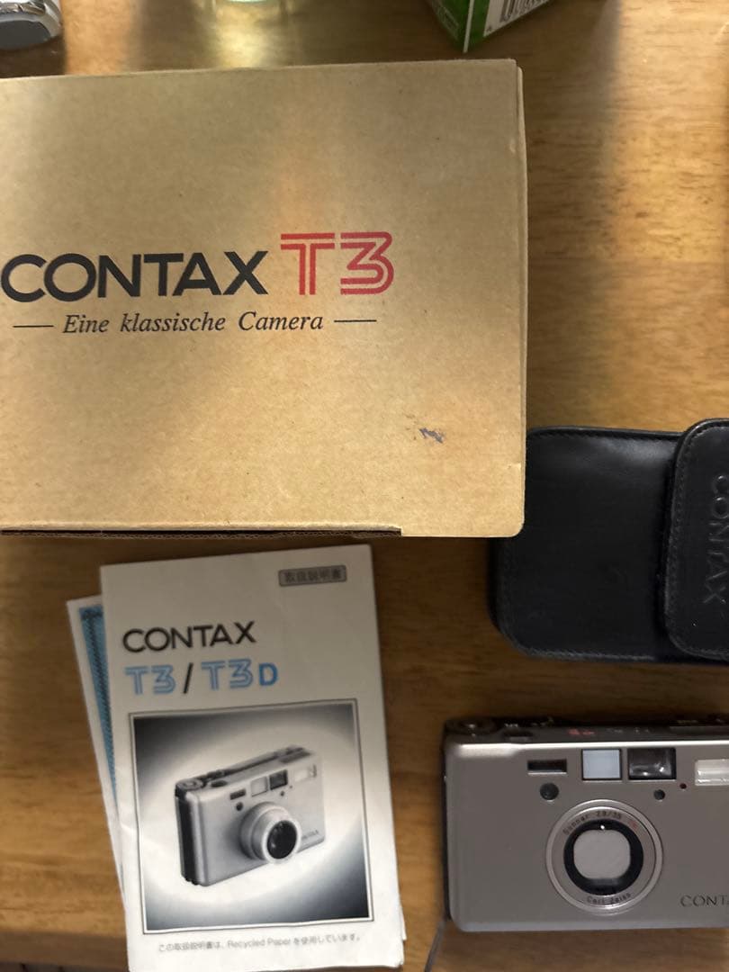 CONTAX T3 コンパクトフィルムカメラ+アダプター+Pフィルター