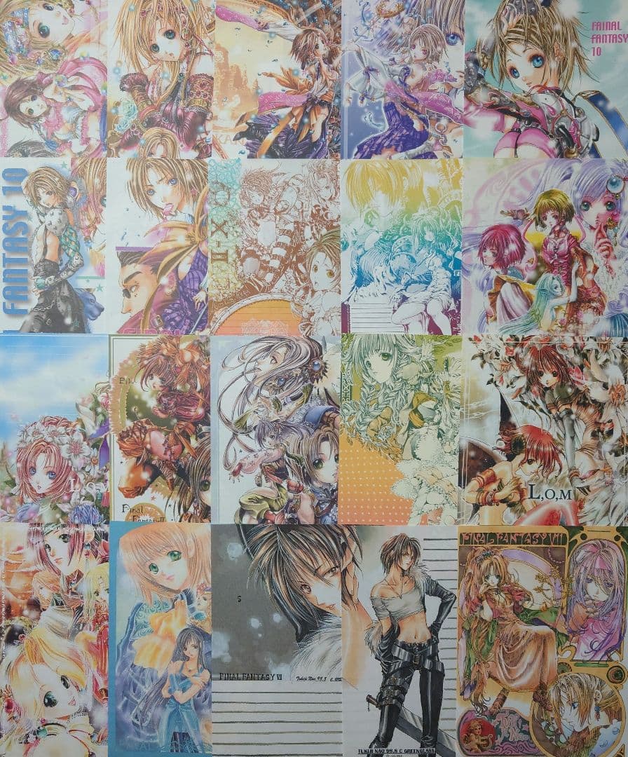 尚月地様 同人便箋 便せん 192枚 便箋 艶漢 創作 オリジナル ゲーム FF