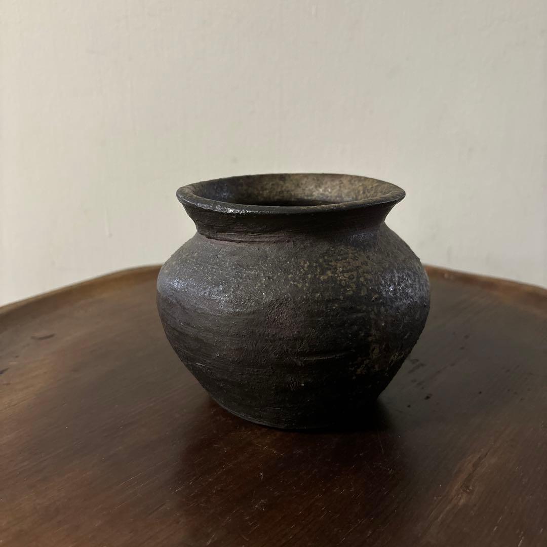 古備前小壺　鎌倉〜室町時代　骨董　花器アンティーク　検:秦秀雄　白洲正子 李朝