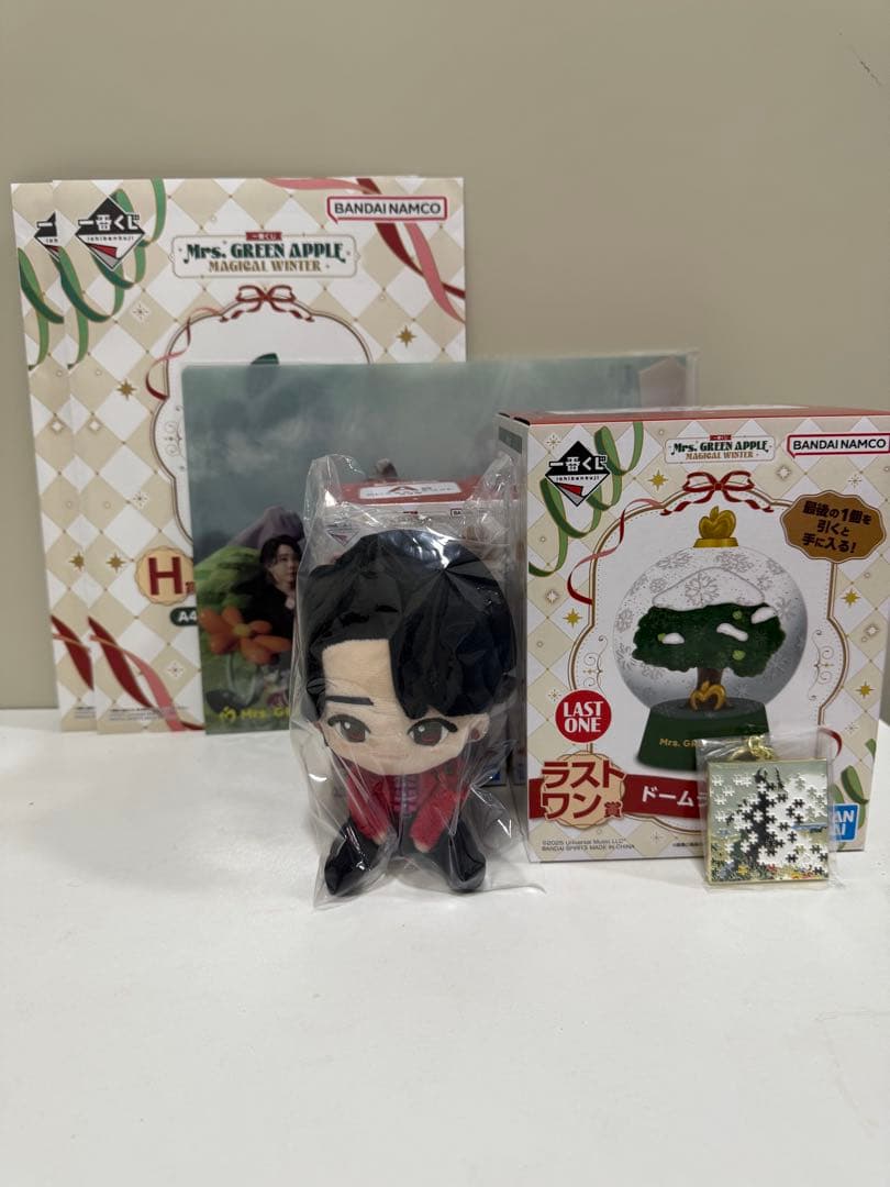 Mrs. GREEN APPLE ミセス 一番くじA賞ぬいぐるみ＆ドームライト