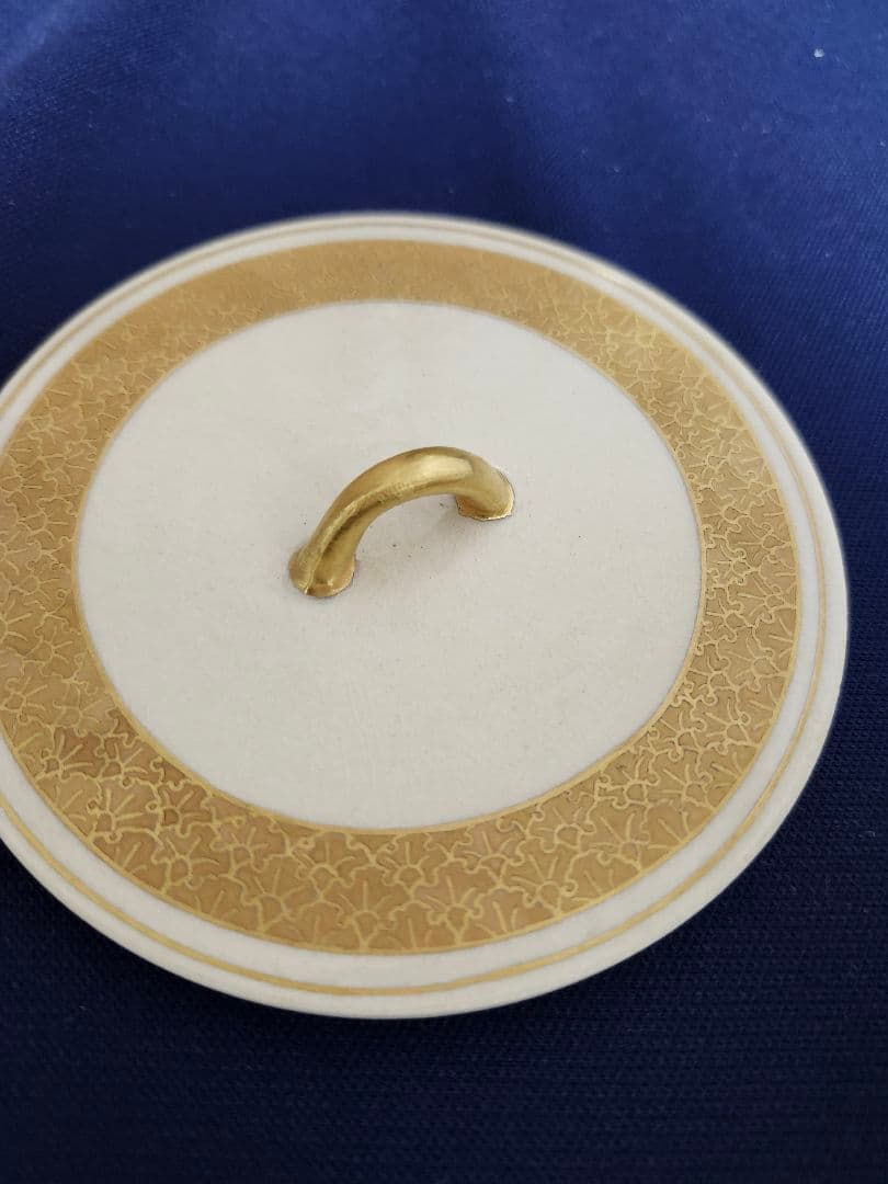 薩摩焼　水指　陶正山　茶道　橋本陶正山　金襴手