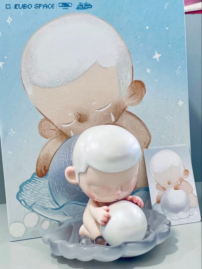 【PTS2024上海限定】POPMART KUBO 海の涙フィギュア