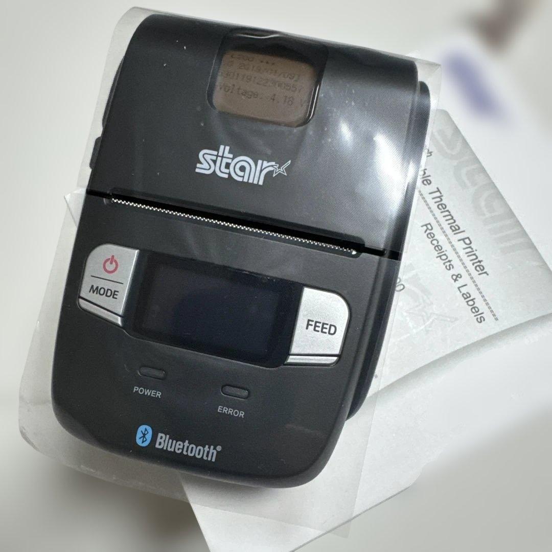 スター精密製　bluetooth モバイルプリンター（レシート印字用）