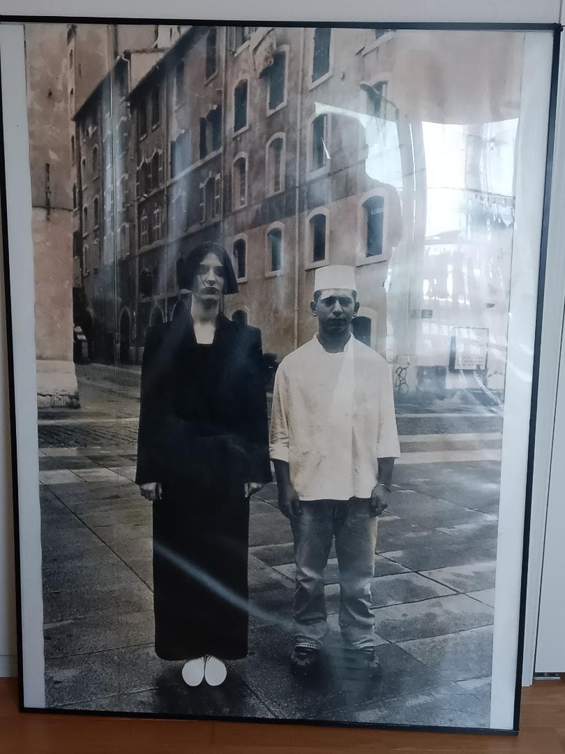 ★ヨウジヤマモトYOHJI・80'sコレクション大型モノクロ写真・フレーム付き