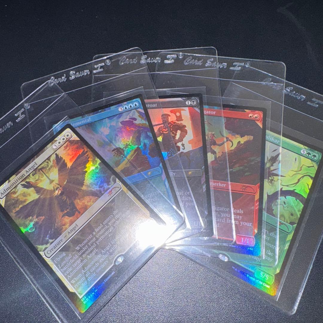 MTG/忠告の天使/他4種/foil/NM