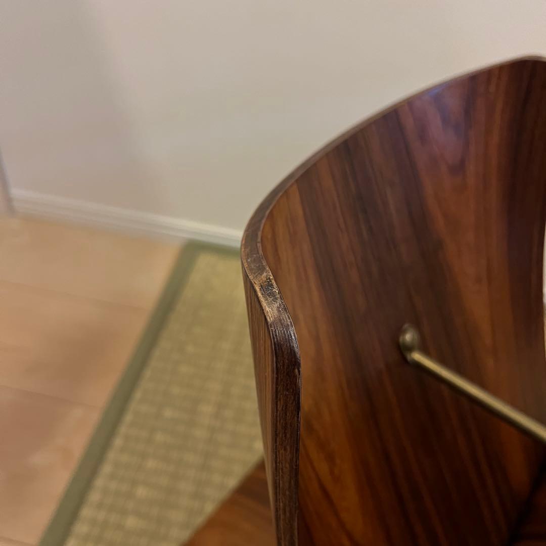 バタフライスツール　ビンテージ　手書き番号　柳宗理　天童木工　ヴィンテージ