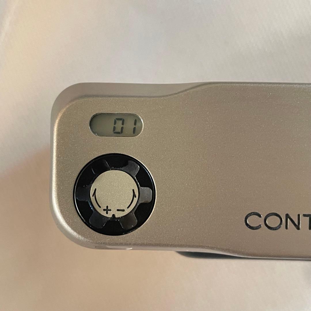 CONTAX T2 シルバー 作例あり 純正ストラップ付 高級フィルムカメラ