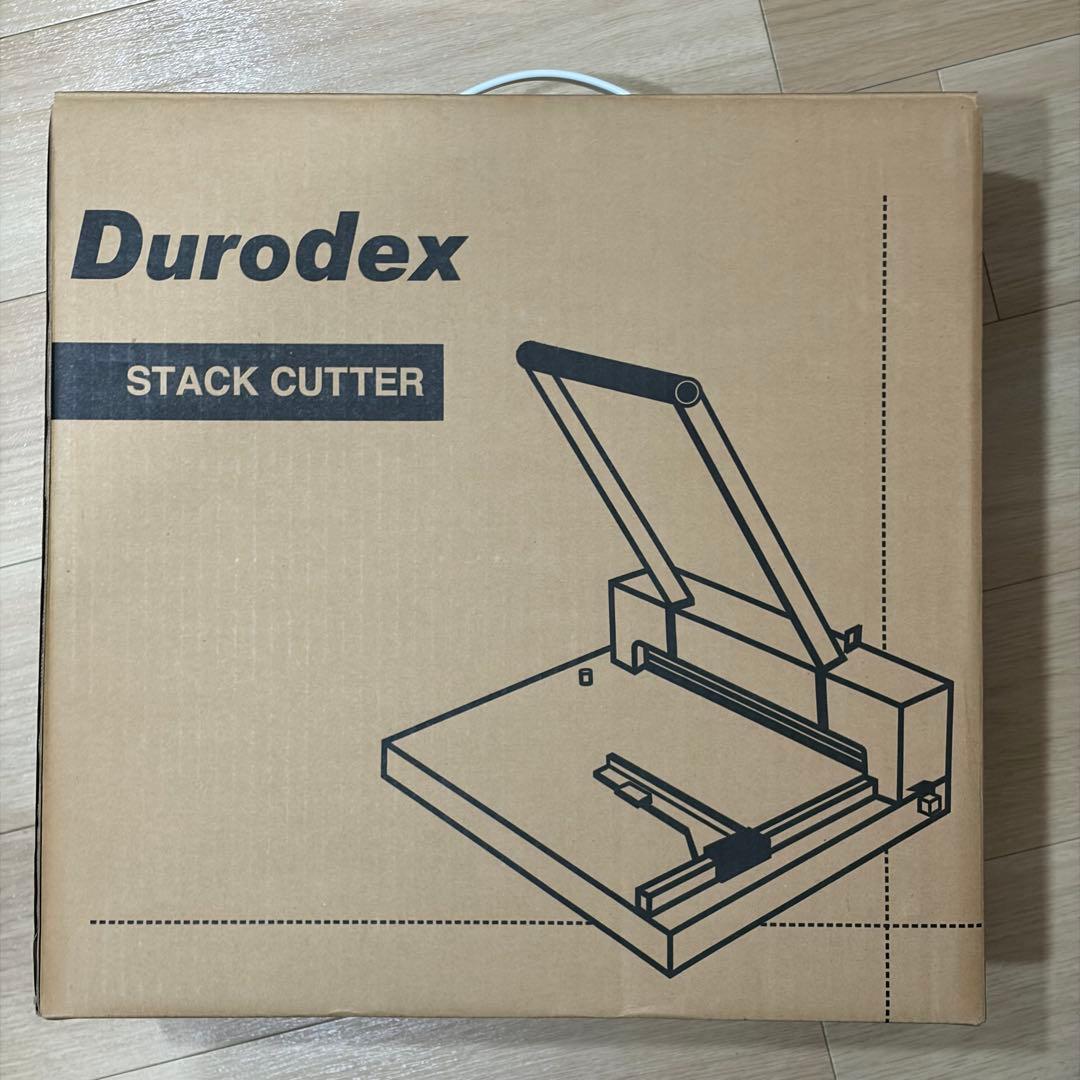 (訳あり) 裁断機 Durodex スタックカッター 200DX ホワイト