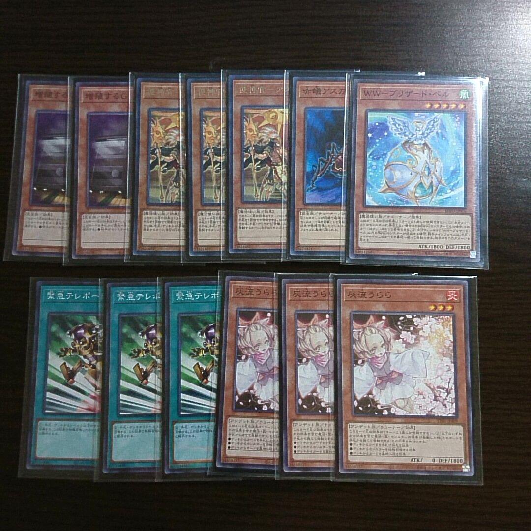 遊戯王【／バスター】デッキ レッドデーモンズ・ドラゴン　スリーブ付