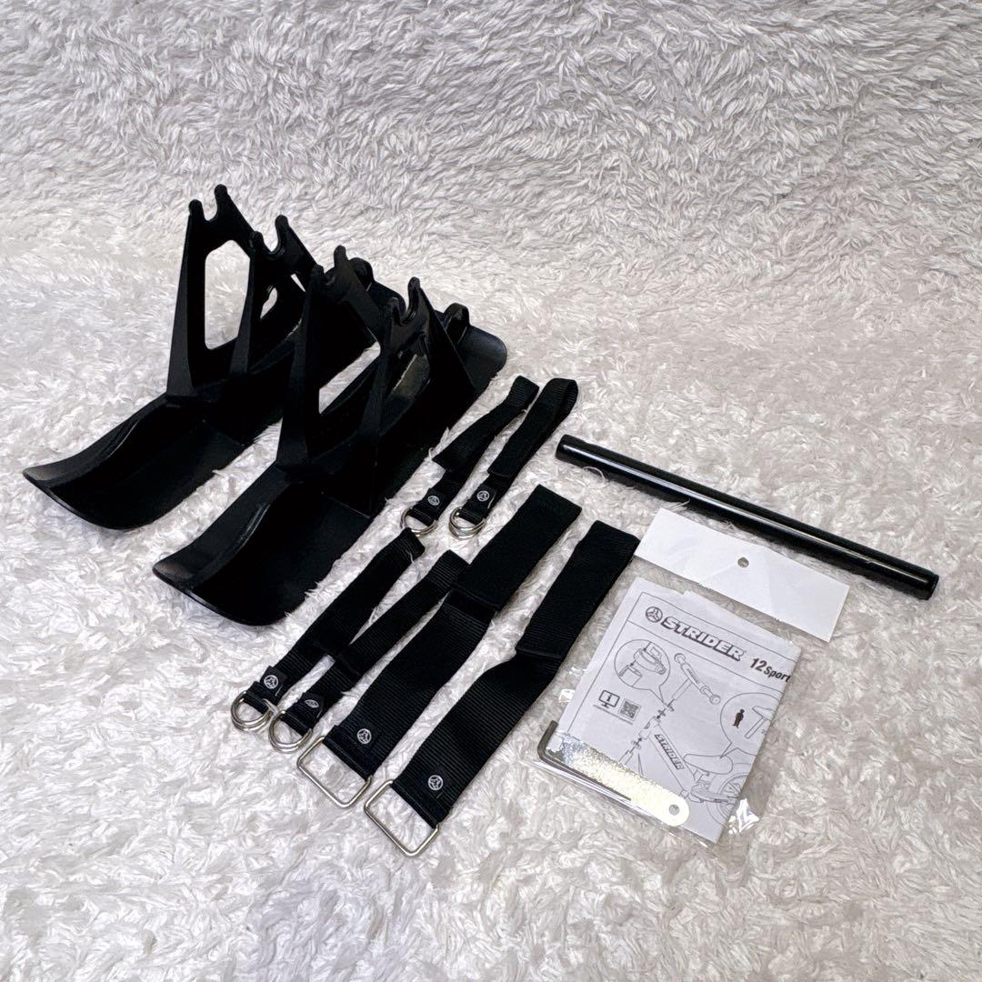 美品 ストライダー スポーツ 12インチ スノーアタッチメント ブラック 日本製