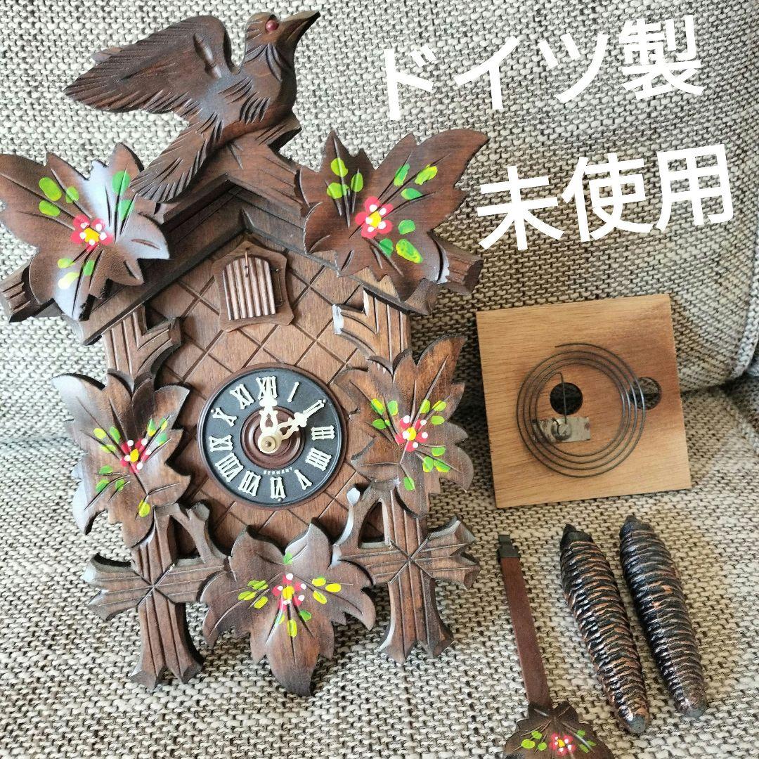 未使用◆ドイツ製◆鳩時計5リーフ　カッコー