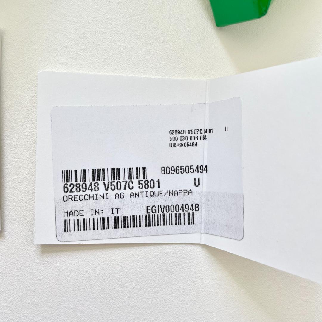 ボッテガヴェネタ ピアス ツイスト レザー フープ スタッド レディース ピンク