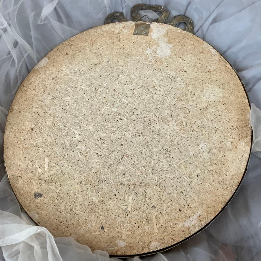 フランスアンティークガーランドミラー　壁掛け　フランスアンティーク鏡