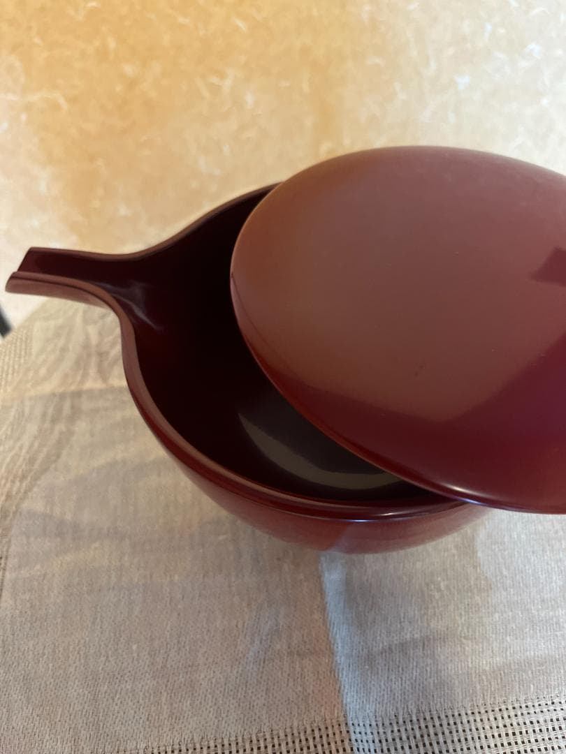 (お値下げ）漆塗り片口酒器めずらしい蓋つき