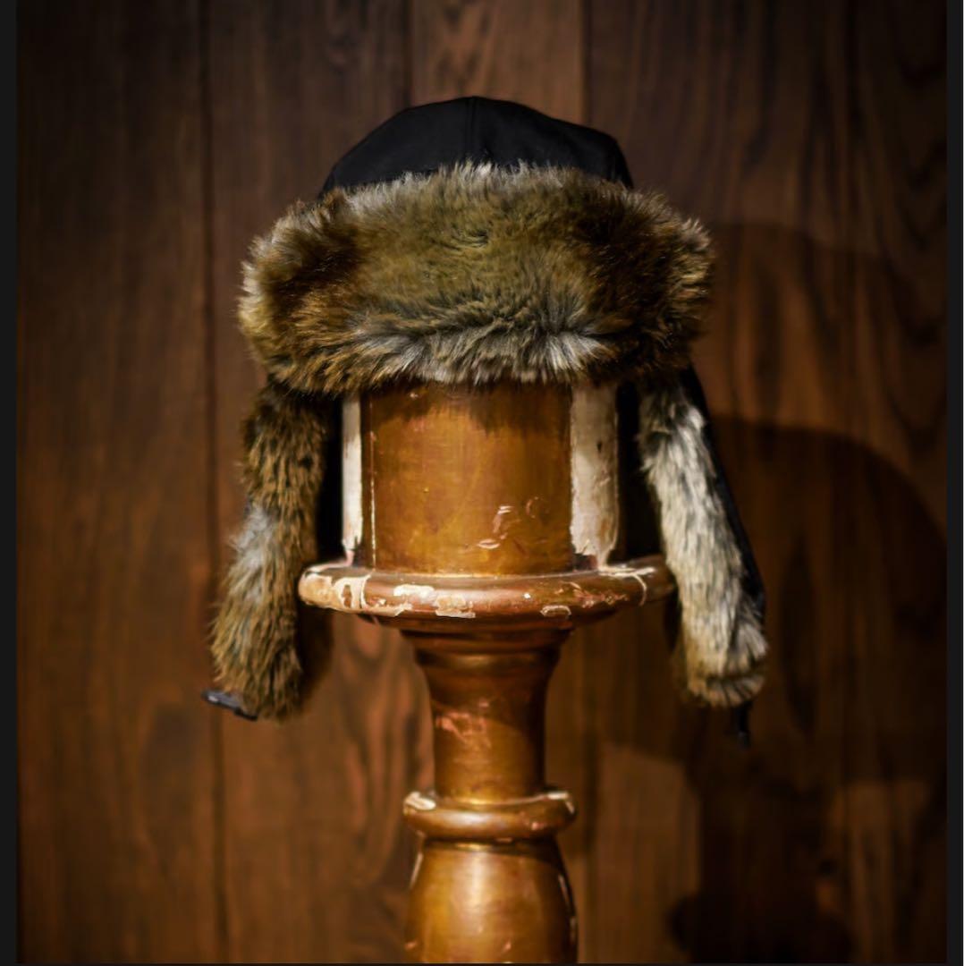 oldmountain flight cap black Mサイズ