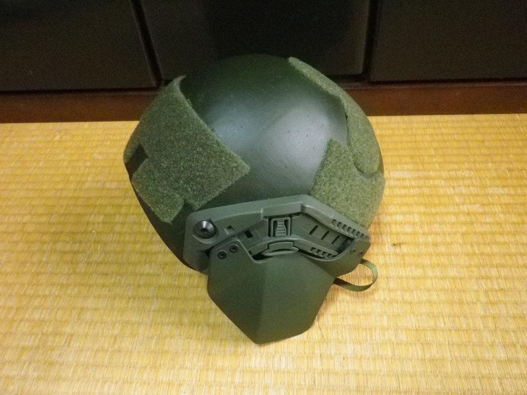 大日本帝国　鉄帽改造　タクティカルヘルメット　【製作後未使用】