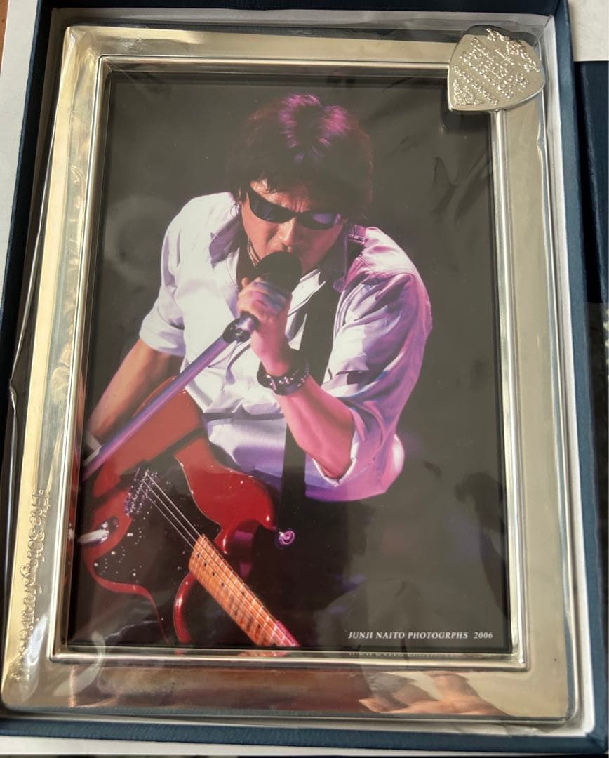 浜田省吾　30周年グッズ　シルバーフォトスタンド