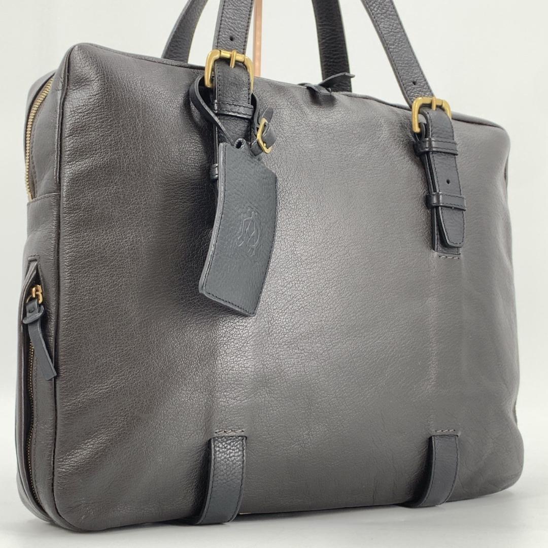 ダンヒル ENDEAVOUR エンデバー ビジネスバッグ ブリーフケース 焦茶