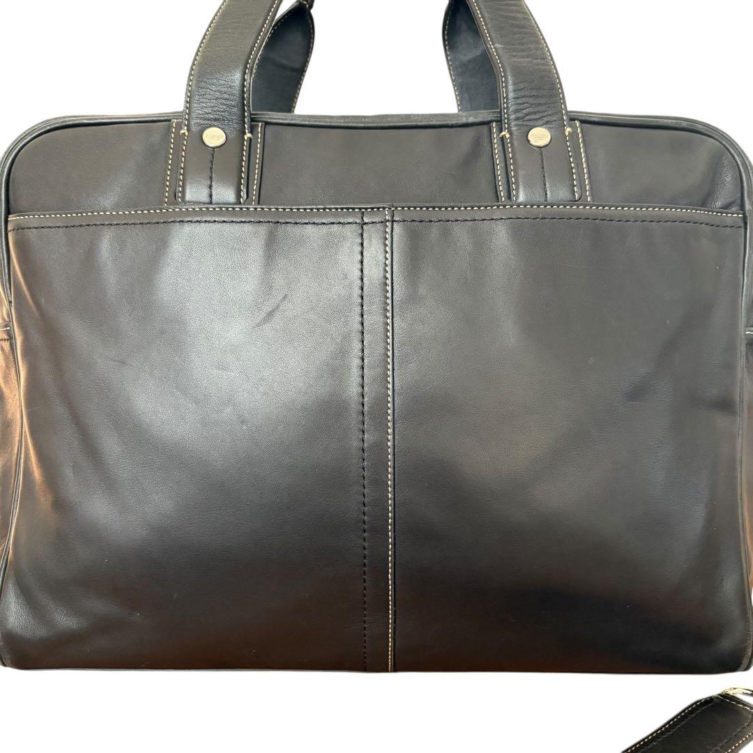 COACH レガシー オールレザー　2WAY大型　ビジネスバッグ　A4 ブラック