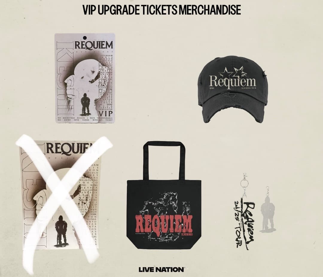 Keshi ケシ ライブ 日本 VIP グッズ アプグレ キーチェーン 帽子