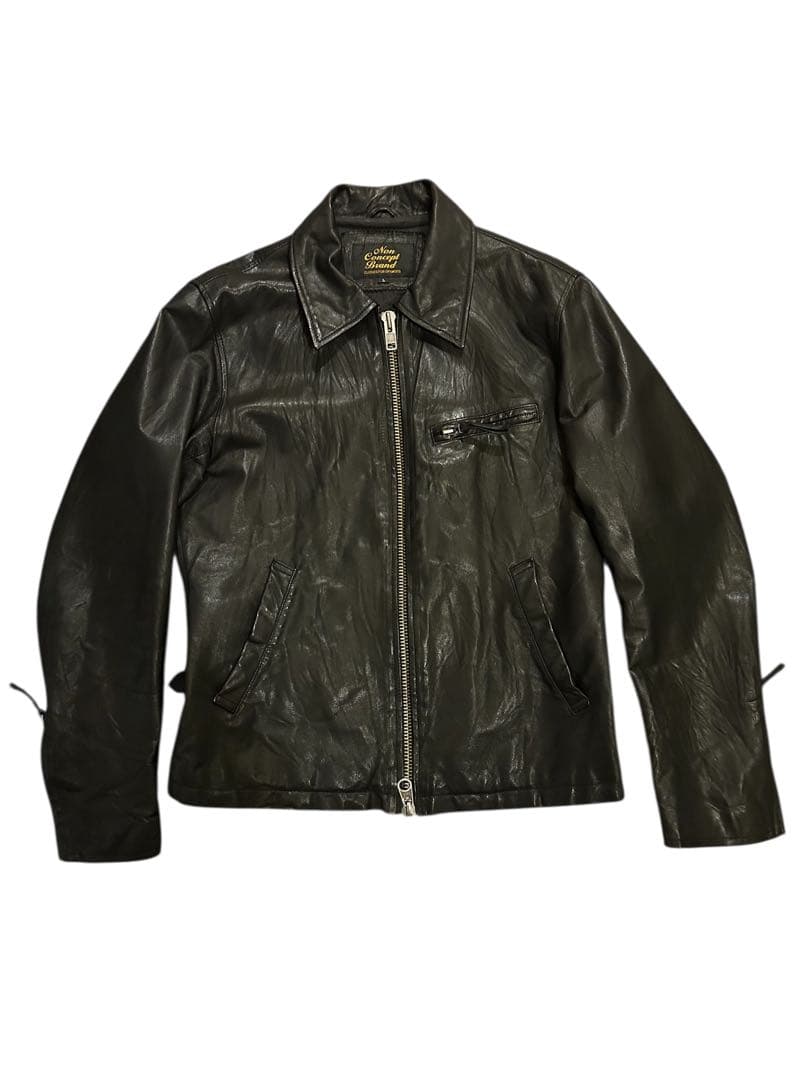 ジャケット・アウター unknown Sheepskin Leather Jacket sullen