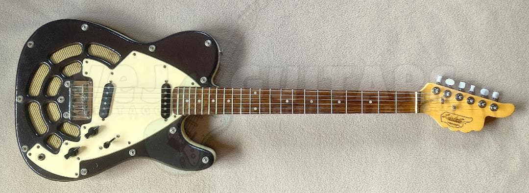 LINDERT LOCOMOTIVE T ブラウンクリーム 1990年代 ギター